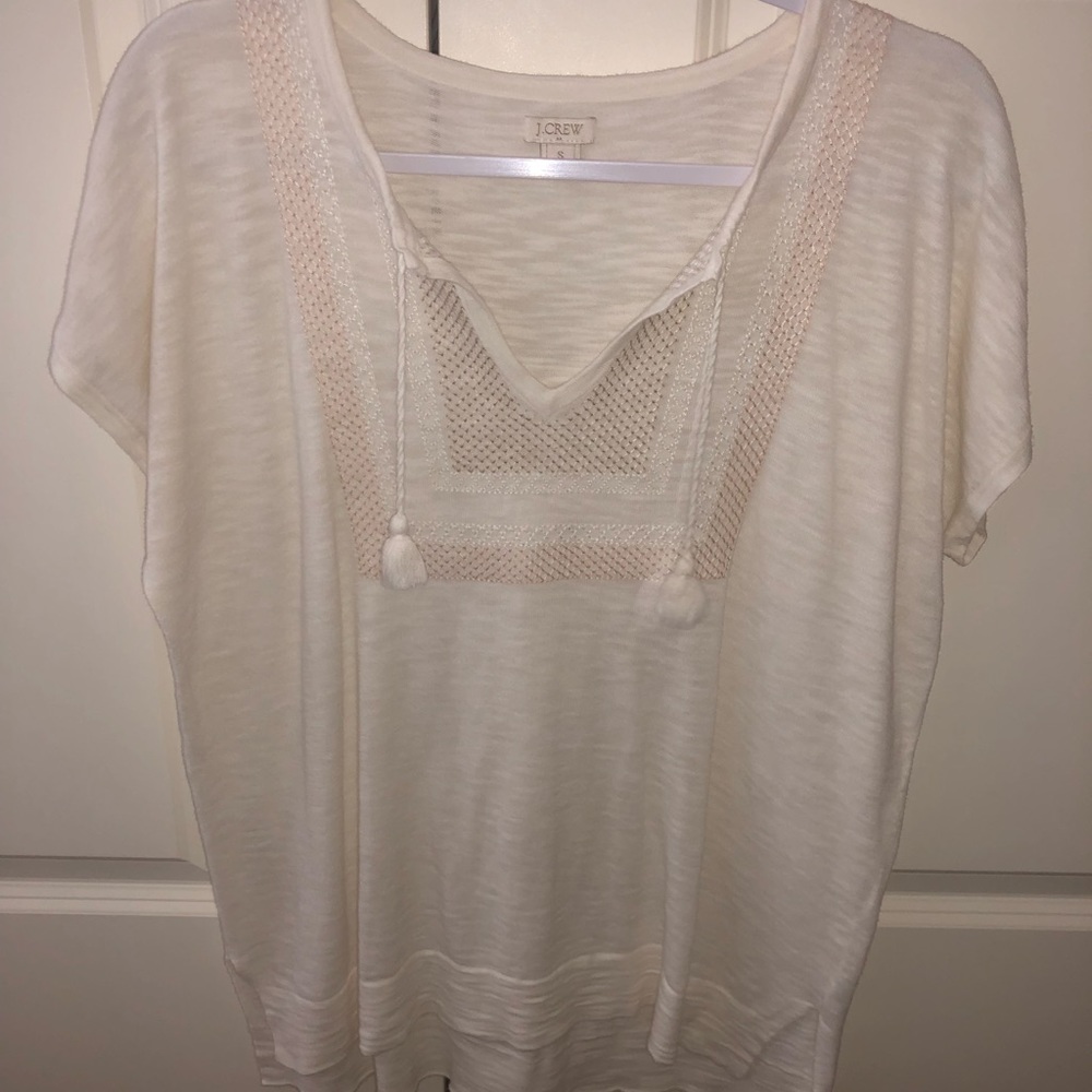 J Cew Cream Top
